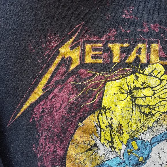 Vintage Hoodie METALLICA Harvestor of Sorrows Infinity Designer Black Size XXL - Picture 12 of 16